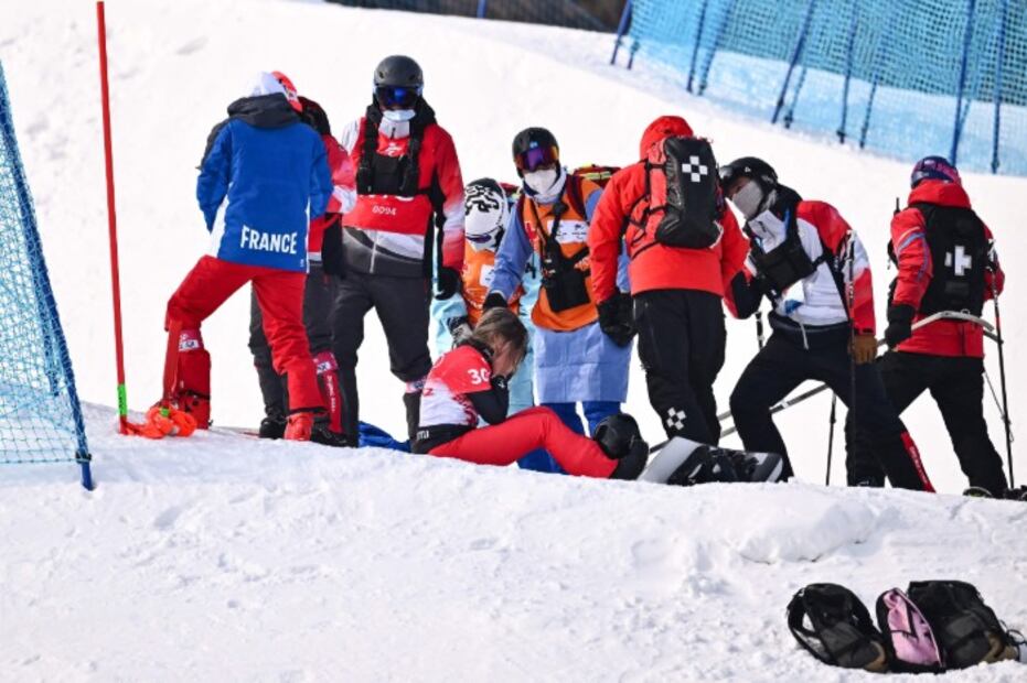 Las caídas y golpes más aparatosos de los atletas en Beijing 2022