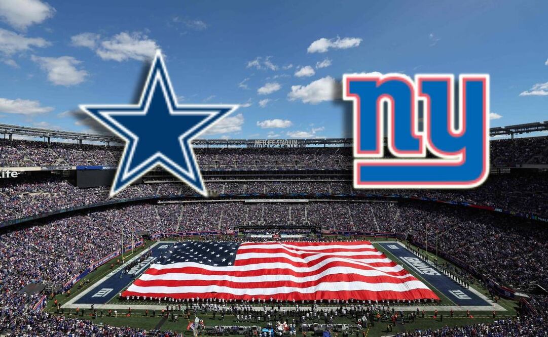 Dallas Cowboys se enfrenta a los Gigantes de Nueva York. Foto: Especial