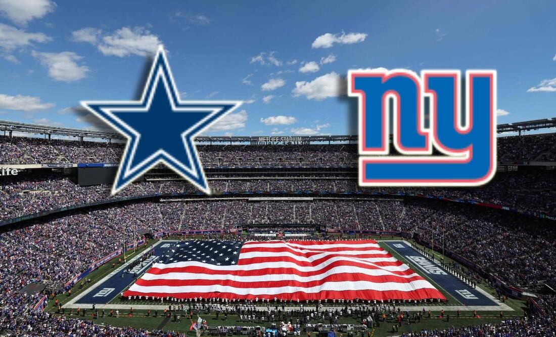 Dallas Cowboys se enfrenta a los Gigantes de Nueva York. Foto: Especial
