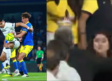 Pumas busca dar castigo ejemplar a sujeto que golpeó a una mujer durante el duelo ante las Águilas