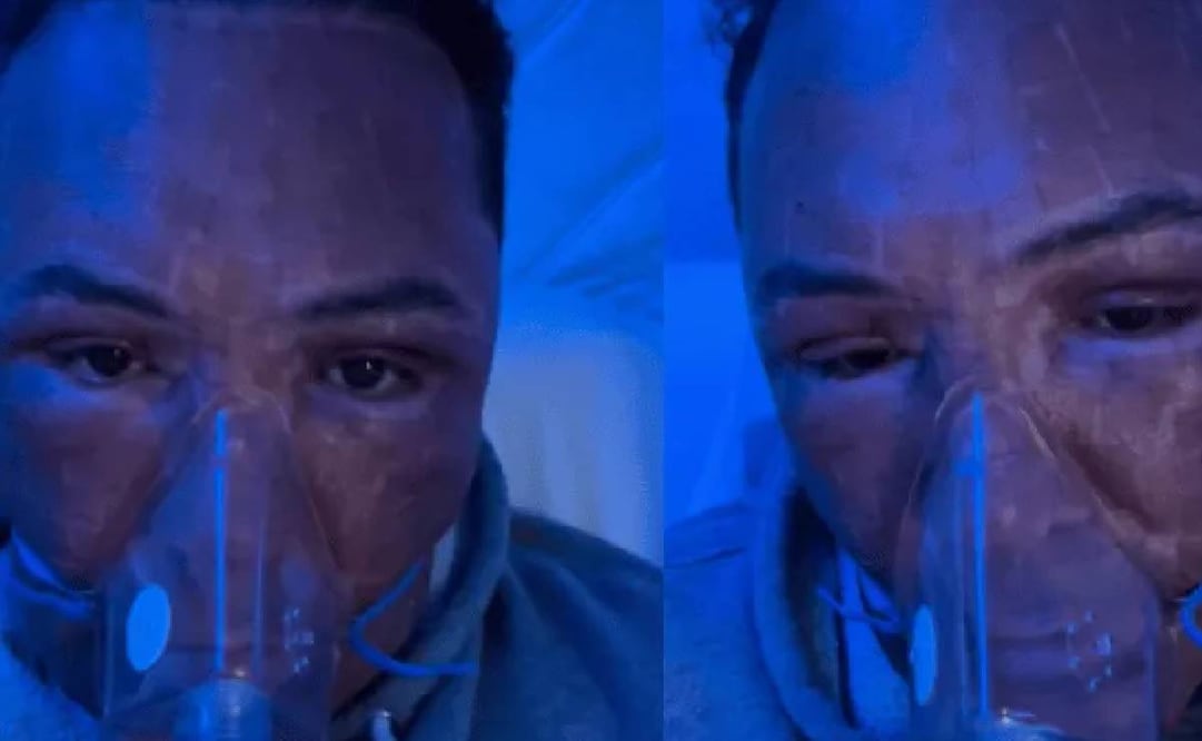 Óscar de la Hoya publicó un video donde se le veía mal y recibiendo oxígeno. Foto: Especial