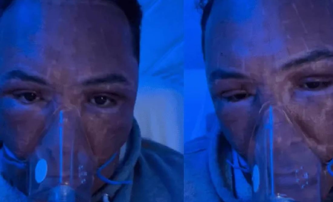 Óscar de la Hoya publicó un video donde se le veía mal y recibiendo oxígeno. Foto: Especial