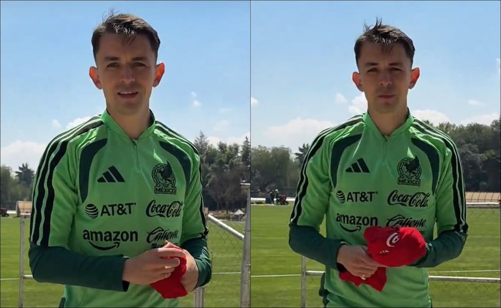 Álvaro Fidalgo vive su primer entrenamiento con Selección Mexicana antes del juego contra Portugal / FOTO: Capturas de Pantalla