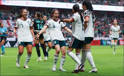 El Tricolor Femenil goleó a Puerto Rico para asegurar su presencia en el Campeonato CONCACAF W 