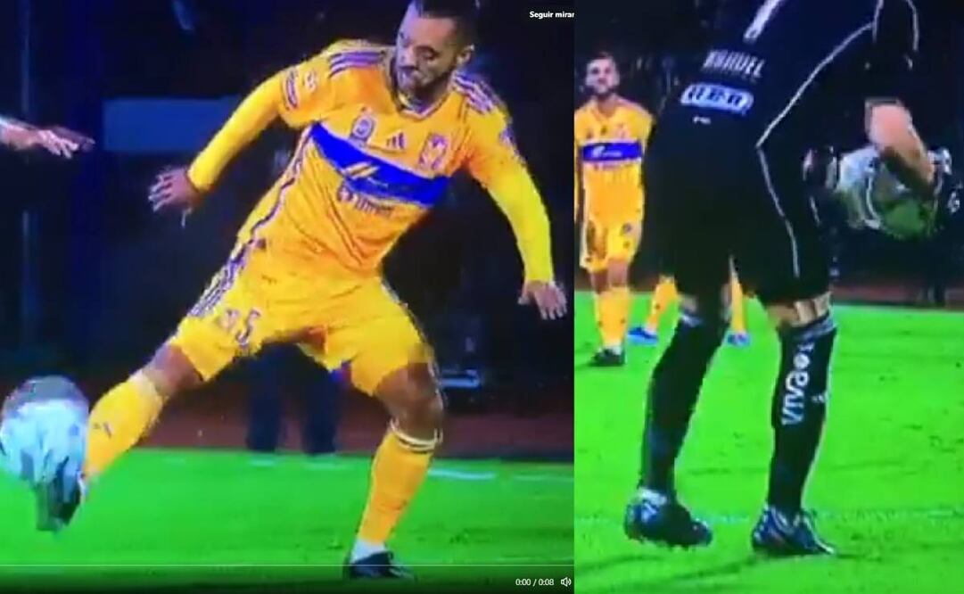 Rafa Carioca le regresó con el pie a Nahuel Guzmán y éste lo tomó con las manos, por lo que se debió marcar tiro libre indirecta. Foto: Especial