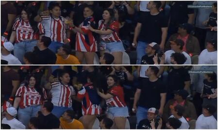 ¡Aficionada de Chivas le roba el show a David Faitelson y Andrés Vaca!
