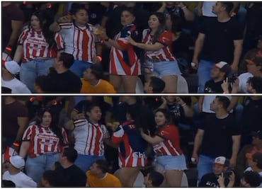 ¡Aficionada de Chivas le roba el show a David Faitelson y Andrés Vaca!