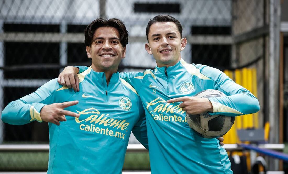 EL delantero chileno puede jugar contra Atlas en la fecha 8. Foto: @ClubAmerica.