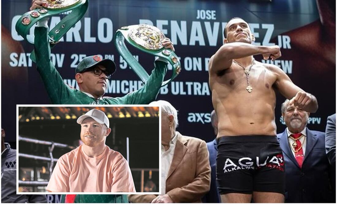David Benavidez en la previa ante Demetrius Andrade y Canelo en entrevista / FOTO: Instagram @benavidez300 y AP