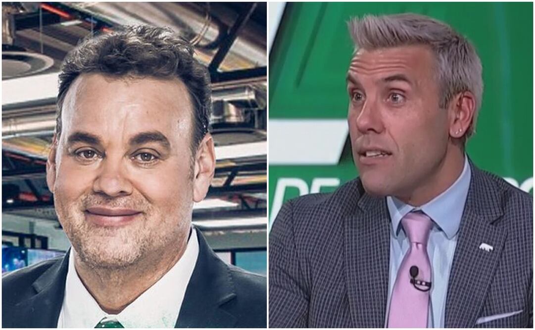 David Faitelson y Damián 'Ruso' Zamogilny en TUDN / FOTO: Capturas