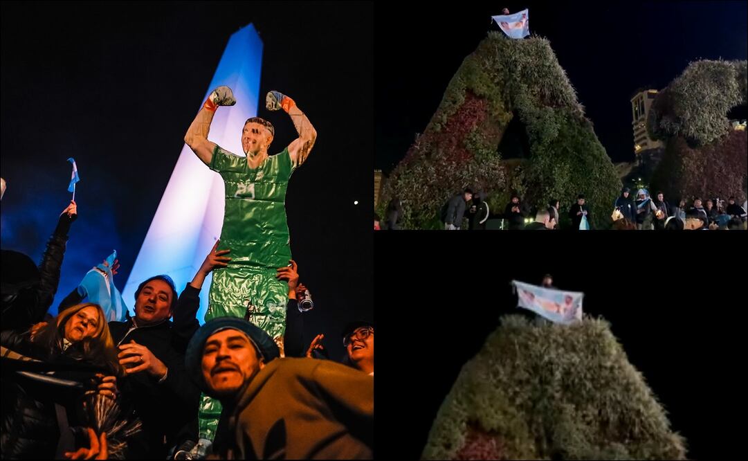 El aficionado argentino cayó de una altura de seis metros. FOTOS: EFE