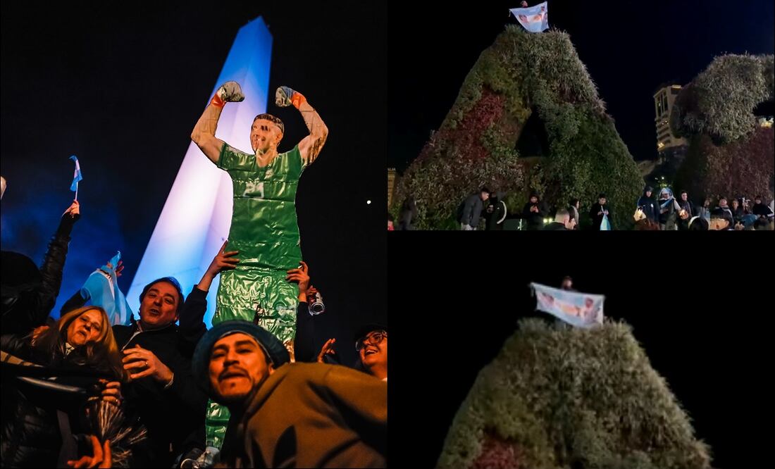 El aficionado argentino cayó de una altura de seis metros. FOTOS: EFE