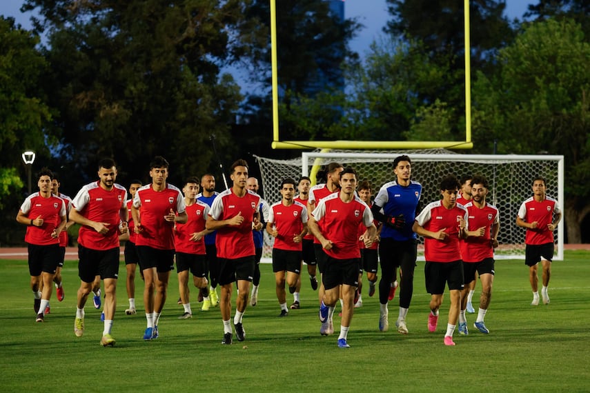 La Selección de Irak entrena en el Centro Deportivo Borregos / Foto: Diego Simón - EL UNIVERSAL