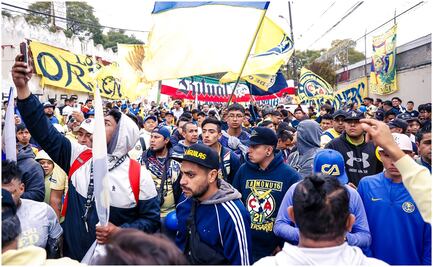 Afición del América lleva serenata a las Águilas y dejan recadito a los Tigres con épico canto