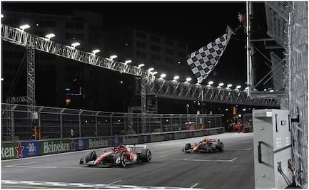 'Checo' Pérez y otro espectacular cierre de carrera en el Gran Premio de Las Vegas