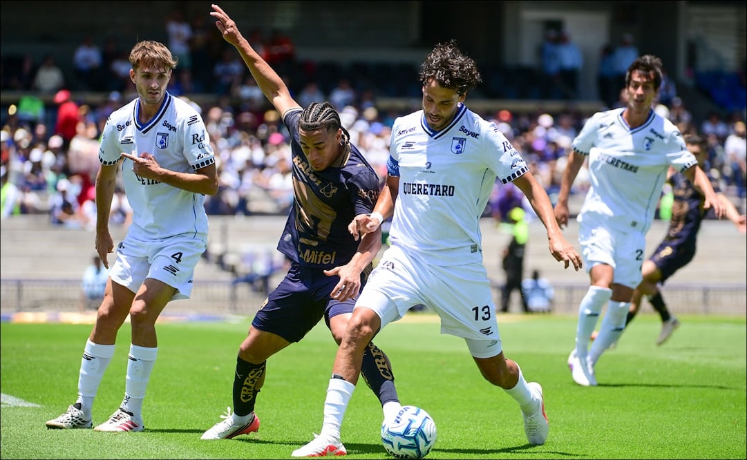 Pumas no levanta cabeza y empató con Querétaro en el estadio Olímpico Universitario / FOTO: Imago7