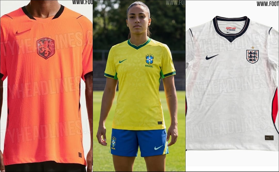 Se filtran jerseys de Brasil, Estados Unidos, Países Bajos e Inglaterra / Foto: Especiales