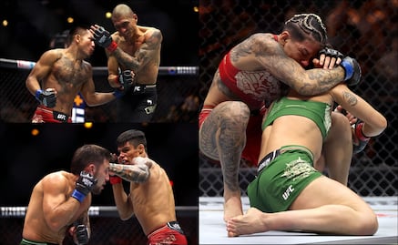 Los peleadores mexicanos la pasaron mal en la función Noche UFC, en La Esfera de Las Vegas