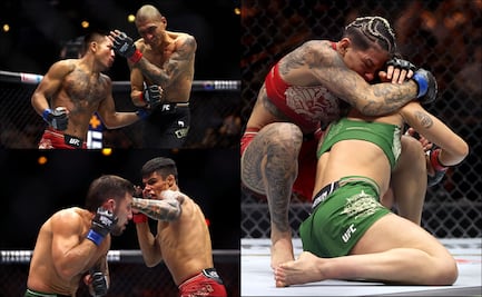 Los peleadores mexicanos la pasaron mal en la función Noche UFC, en La Esfera de Las Vegas