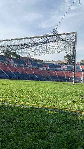 Estadio Azul en remodelación FOTO: Edgar Enríquez