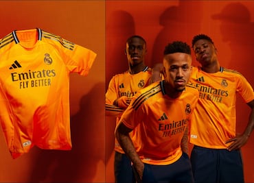 El Real Madrid vestirá de color naranja en su segundo uniforme de cara a la temporada 2024-25