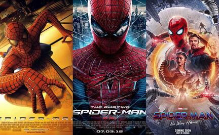 Todas las películas de Spider-Man: Tobey Maguire, Andrew Garfield y Tom Holland