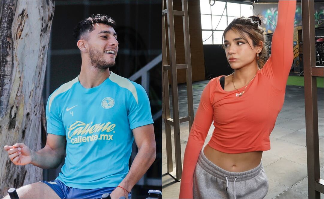 ¿Sebastián Cáceres y la influencer Alana Flores ya son novios? FOTO: @clubamerica / @alanafloresf