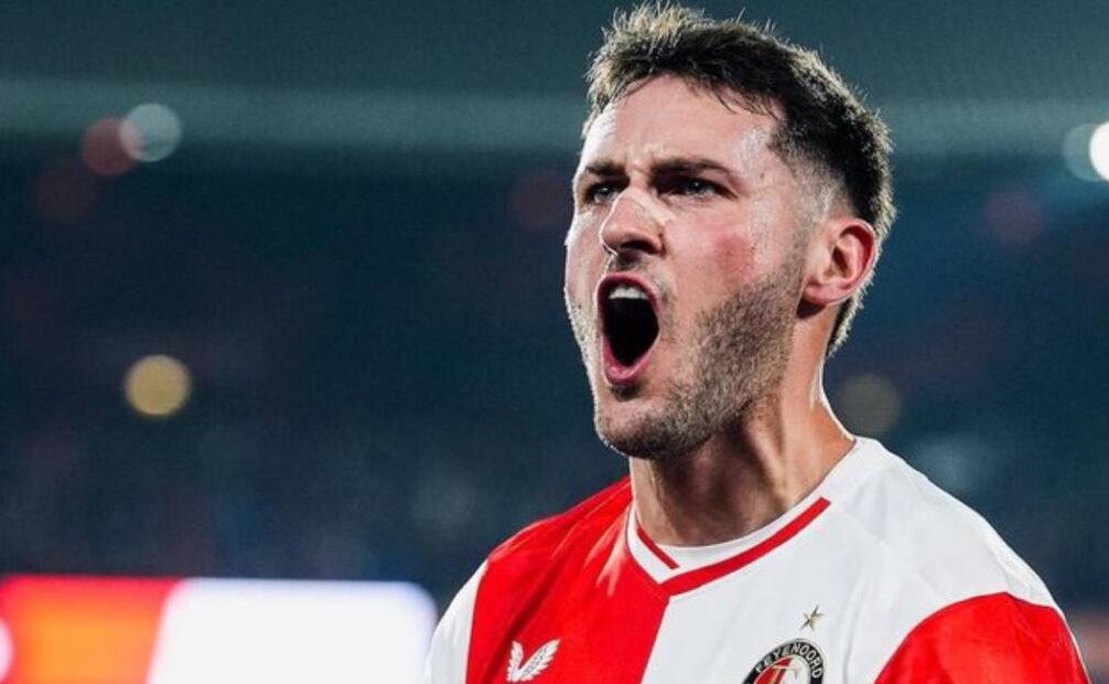 El Bebote se encuentra en espera de su futuro, el mercado de transferencias termina la siguiente semana.  Foto; @Feyenoord.