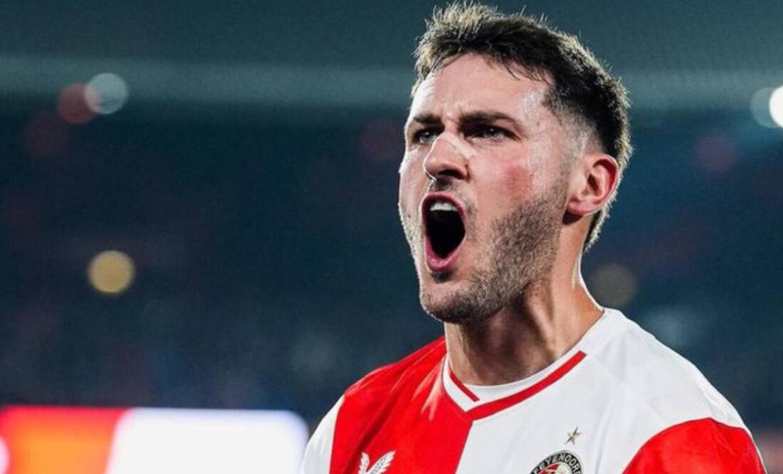 El Bebote se encuentra en espera de su futuro, el mercado de transferencias termina la siguiente semana.  Foto; @Feyenoord.