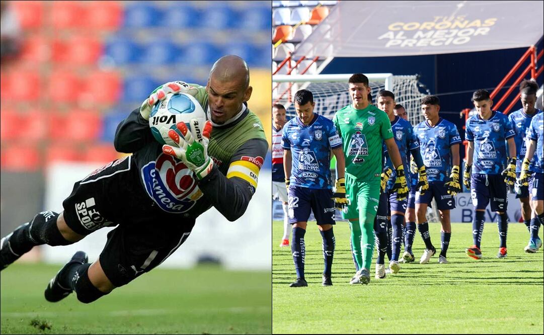 Jugadores del Pachuca rindieron homenaje a Miguel Calero. FOTOS: Imago7 / Captura