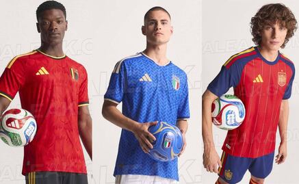 Así son las playeras de España, Italia y Bélgica para el Mundial 2026