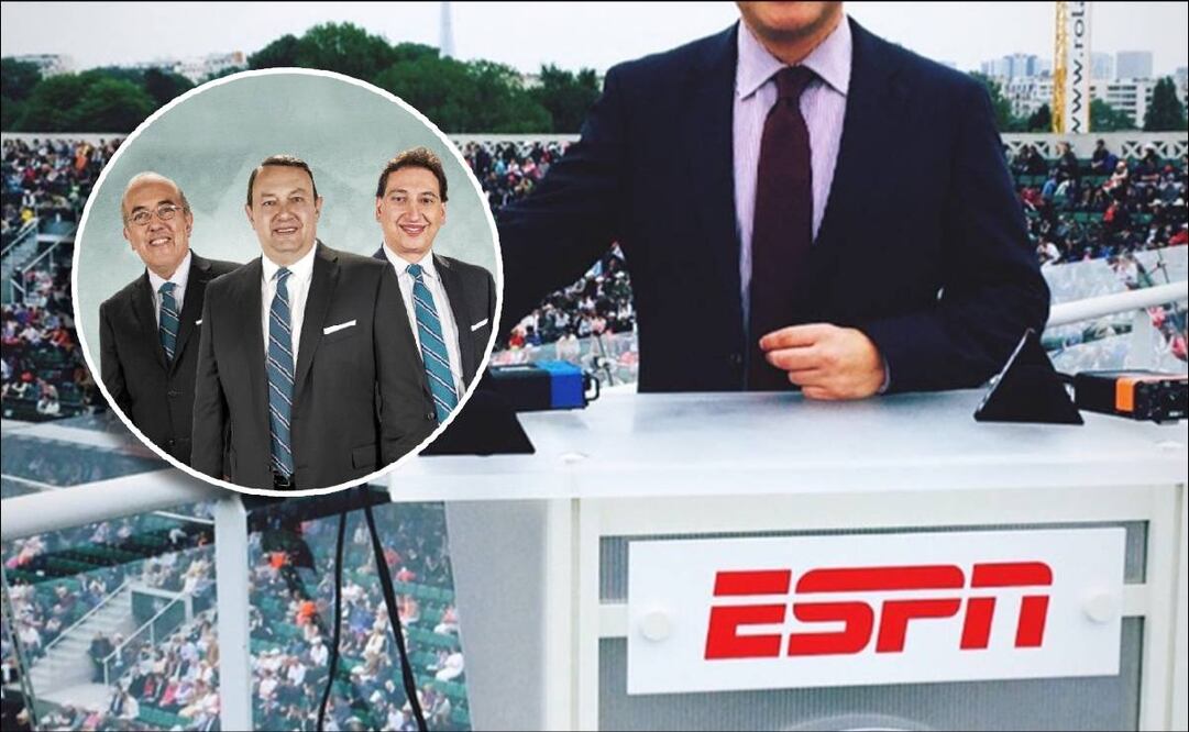Comentarista de ESPN revela que los 'Tres Amigos' provocaron su salida de Televisa. FOTO: Especial