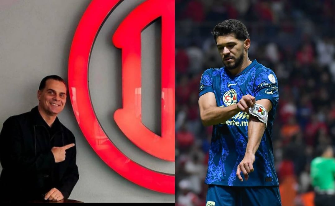 El narrador de Azteca Deportes no dejo pasar el momento de la goleada al América. Foto: Especial.