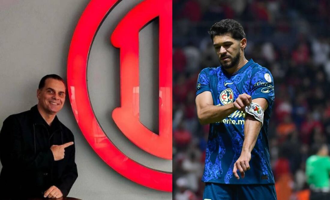 El narrador de Azteca Deportes no dejo pasar el momento de la goleada al América. Foto: Especial.