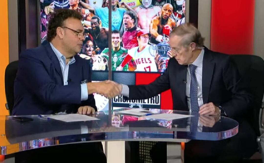 José Ramón Fernández y David Faitelson se distanciaron cuando éste último se fue a Televisa. Foto: Especial