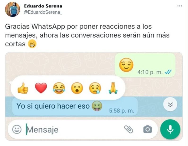 Los 10 mejores memes de las nuevas reacciones en WhatsApp