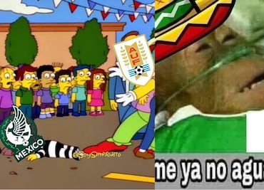 Los mejores memes que dejó la goleada de Uruguay a México