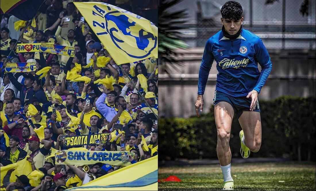 Kevin Álvarez busca a los aficionados que tuvieron que tirar sus playeras en la Ida de la Final. FOTOS: IMago7 / @KevinAlvarez_2