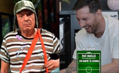 Lionel Messi armó su 11 ideal con personajes del Chavo del 8