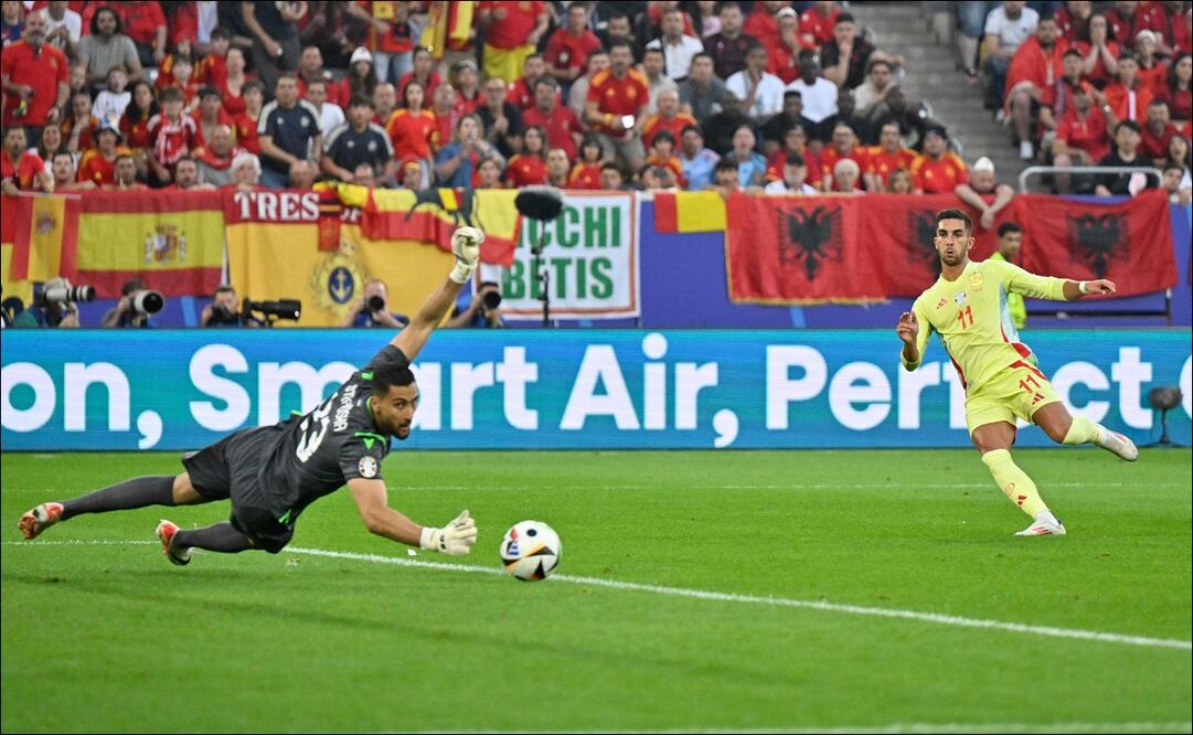 Ferran Torres marcó el gol del triunfo español. FOTO: AFP