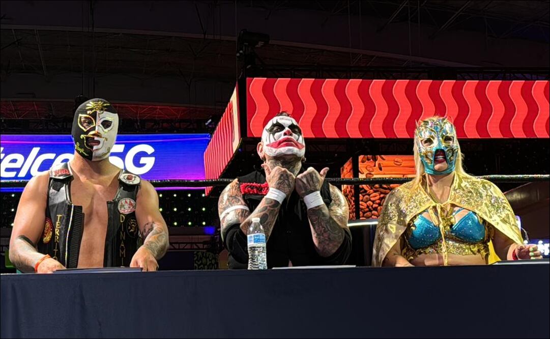La lucha libre se adueñó del Gamergy 2024 con la presencia de Pagano, La Hiedra y Forastero / FOTO: Edgar Enríquez