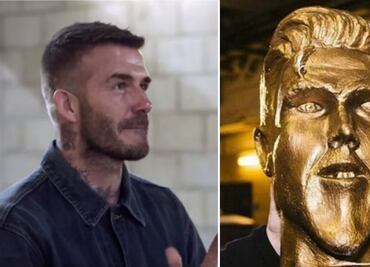 Le juegan broma pesada a David Beckham con horrible estatua