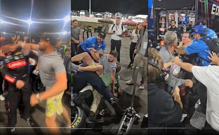 Dos pilotos provocan una palea campal luego de una carrera de NASCAR