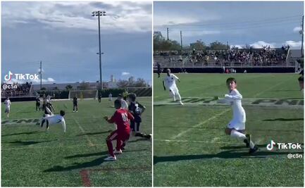 ¿Es Mateo Messi? Circula en redes supuesto golazo del hijo de la leyenda