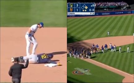 Se vaciaron las bancas por primera ocasión en la campaña de MLB, le dijeron 'llorón' a un jugador