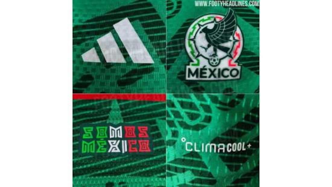 Han salido más detalles de la playera de México para el Mundial 2026 en su versión jugador. Foto: Especial