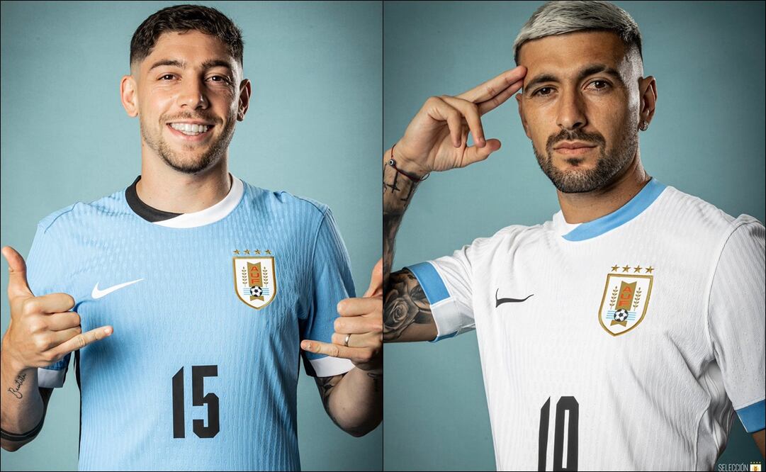 Así lucen las nuevas playeras de la selección de Uruguay. FOTOS: @Uruguay