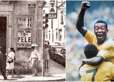 Pelé: El día que México se paralizó para verlo jugar en 1970 "Hoy no trabajamos porque vamos a ver a Pelé"