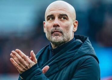 Así reaccionó Guardiola tras la derrota del Manchester City contra Aston Villa