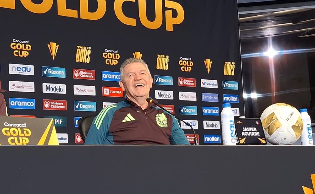 Javier Aguirre en rueda de prensa de la Copa Oro Foto: Sebastian García - El Universal